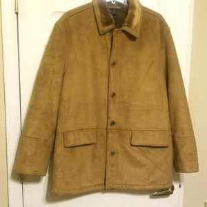 Claiborne Faux Suede Coat